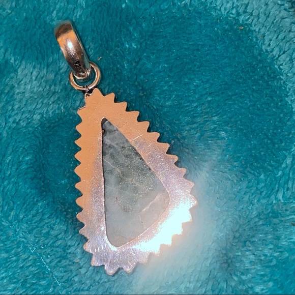 Caribbean Larimar Handcrafted vintage Pendant - Picture 11 of 11